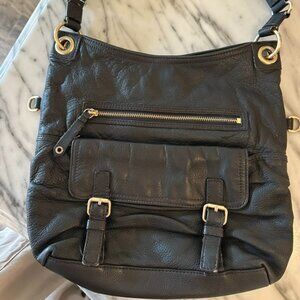 Cole Haan - Adorable black buckle shoulder purse